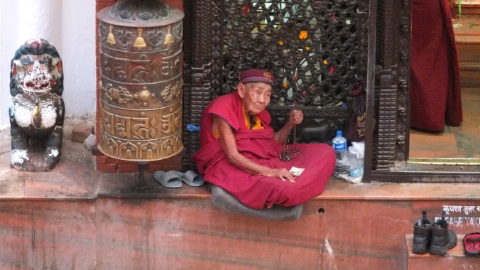 Old tibetan man